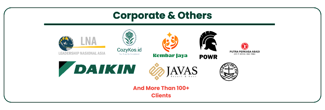 Klien Rekanan Lebih dari 100+ Brand Nasional