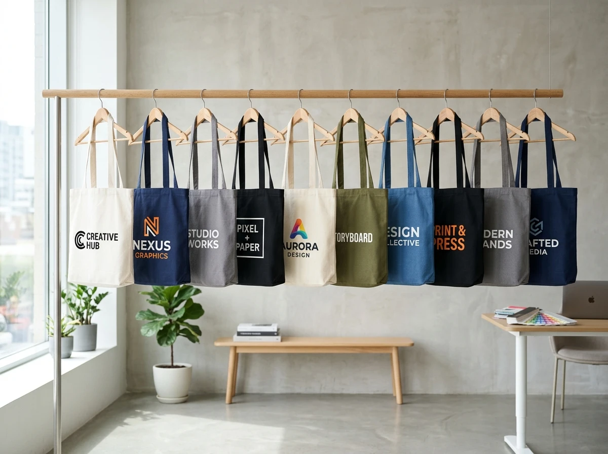Koleksi tote bag custom logo perusahaan dan event